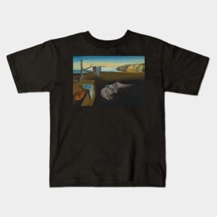 The Persistence of Memory Famous Painting By Dali T-Shirt Kids T-Shirt